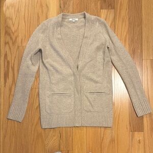 Madewell Light Tan/Oatmeal Cardigan Sweater